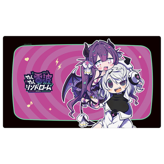 ゆんゆん電波シンドローム 描き下ろしラバーマット Qちゃん&ゆんゆん【予約商品】