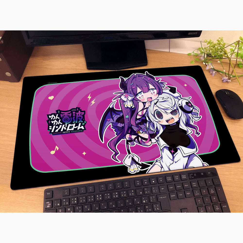 ゆん ゆんゆん電波シンドローム 描き下ろしラバーマット Qちゃん&ゆんゆん