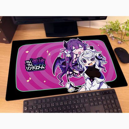 ゆんゆん電波シンドローム 描き下ろしラバーマット Qちゃん&ゆんゆん【予約商品】