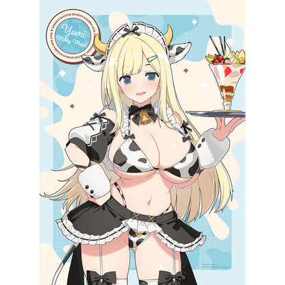 シノビマスター 閃乱カグラ NEW LINK 描き下ろしB2タペストリー 詠/ミルキーメイド Wスエード【予約商品】