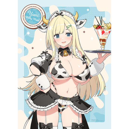 シノビマスター 閃乱カグラ NEW LINK 描き下ろしB2タペストリー 詠/ミルキーメイド Wスエード【予約商品】