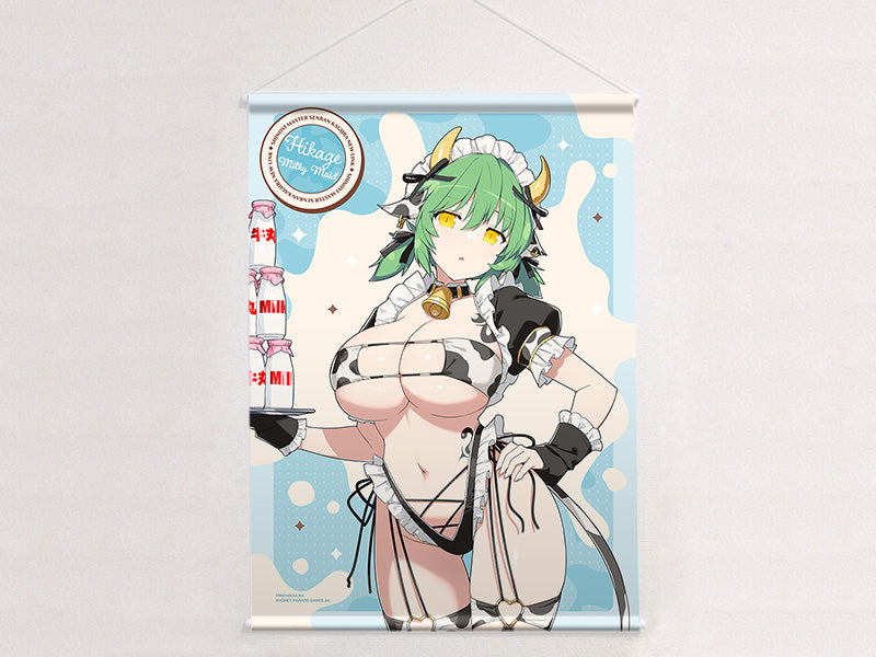 シノビマスター 閃乱カグラ NEW LINK 描き下ろしB2タペストリー 日影/ミルキーメイド Wスエード【予約商品】