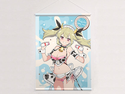 シノビマスター 閃乱カグラ NEW LINK 描き下ろしB2タペストリー 華風流/ミルキーメイド Wスエード【予約商品】