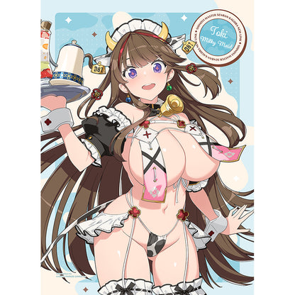シノビマスター 閃乱カグラ NEW LINK 描き下ろしB2タペストリー 鴇/ミルキーメイド Wスエード【予約商品】