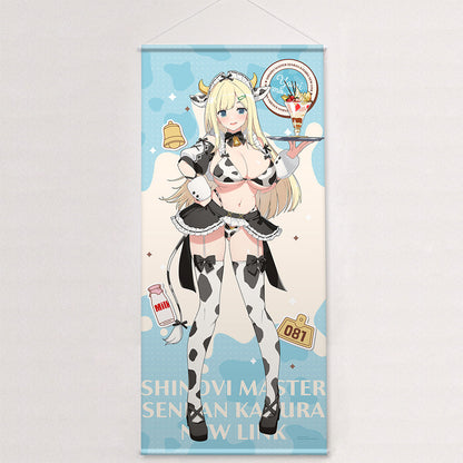 シノビマスター 閃乱カグラ NEW LINK 描き下ろし特大タペストリー 詠/ミルキーメイド【予約商品】