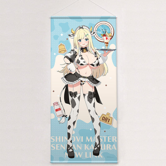 シノビマスター 閃乱カグラ NEW LINK 描き下ろし特大タペストリー 詠/ミルキーメイド【予約商品】