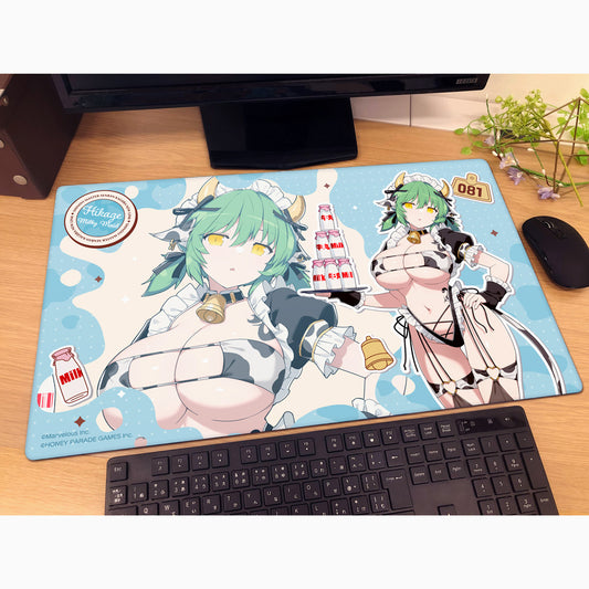 シノビマスター 閃乱カグラ NEW LINK 描き下ろしラバーマット 日影/ミルキーメイド【予約商品】