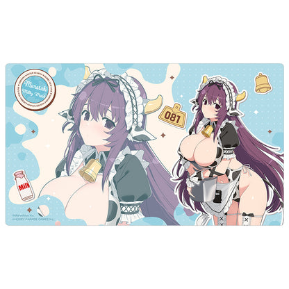 シノビマスター 閃乱カグラ NEW LINK 描き下ろしラバーマット 紫/ミルキーメイド【予約商品】