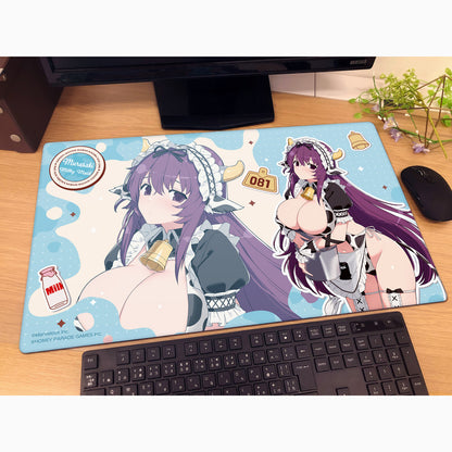 シノビマスター 閃乱カグラ NEW LINK 描き下ろしラバーマット 紫/ミルキーメイド【予約商品】