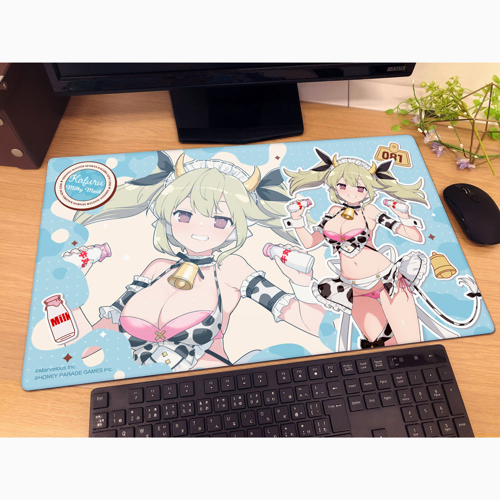 シノビマスター 閃乱カグラ NEW LINK 描き下ろしラバーマット 華風流/ミルキーメイド【予約商品】