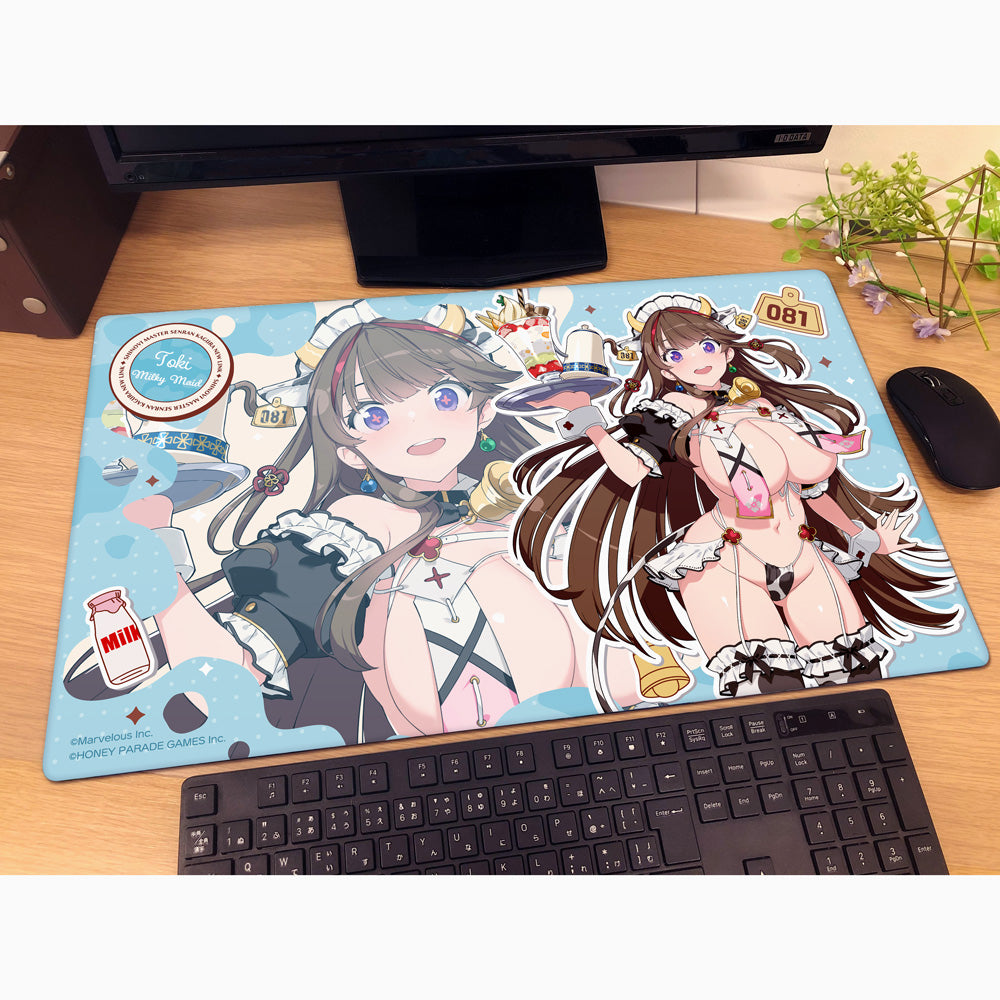 シノビマスター 閃乱カグラ NEW LINK 描き下ろしラバーマット 鴇/ミルキーメイド【予約商品】