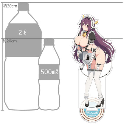 シノビマスター 閃乱カグラ NEW LINK 描き下ろし特大アクリルスタンド 紫/ミルキーメイド【予約商品】