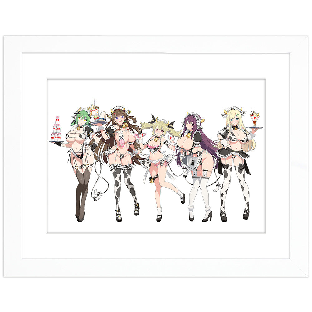 シノビマスター 閃乱カグラ NEW LINK 描き下ろしキャラファイングラフ ミルキーメイド A4【予約商品】