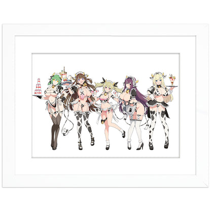 シノビマスター 閃乱カグラ NEW LINK 描き下ろしキャラファイングラフ ミルキーメイド A4【予約商品】
