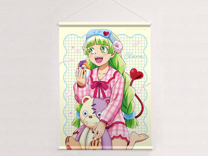 魔入りました!入間くん 描き下ろしB2タペストリー ウァラク・クララ/パジャマパーティー【予約商品】