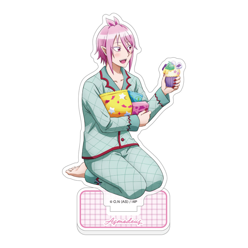 魔入りました!入間くん 描き下ろしアクリルスタンド アスモデウス・アリス/パジャマパーティー【予約商品】