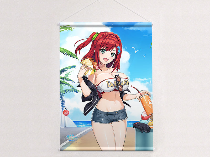 ドルフィンウェーブ 描き下ろしB2タペストリー 咲宮入華/コースト
