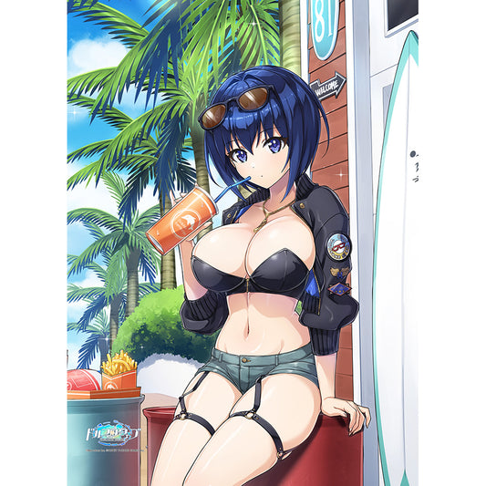 ドルフィンウェーブ 描き下ろしB2タペストリー 都条みちる/コーストライディング Wスエード【予約商品】