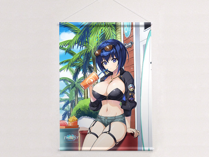 ドルフィンウェーブ 描き下ろしB2タペストリー 都条みちる/コーストライディング Wスエード【予約商品】