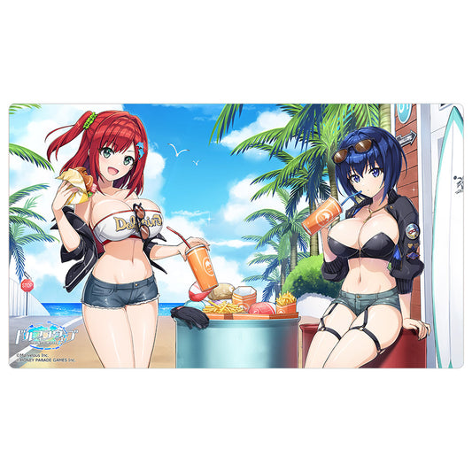 ドルフィンウェーブ 描き下ろしラバーマット 咲宮入華&都条みちる/コーストライディング【予約商品】
