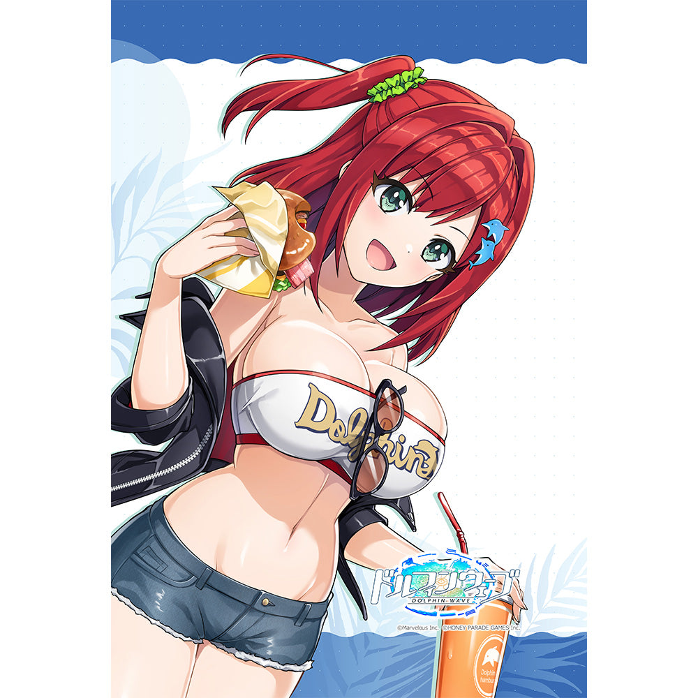 ドルフィンウェーブ 描き下ろしまくらカバー 咲宮入華/コーストライディング【予約商品】