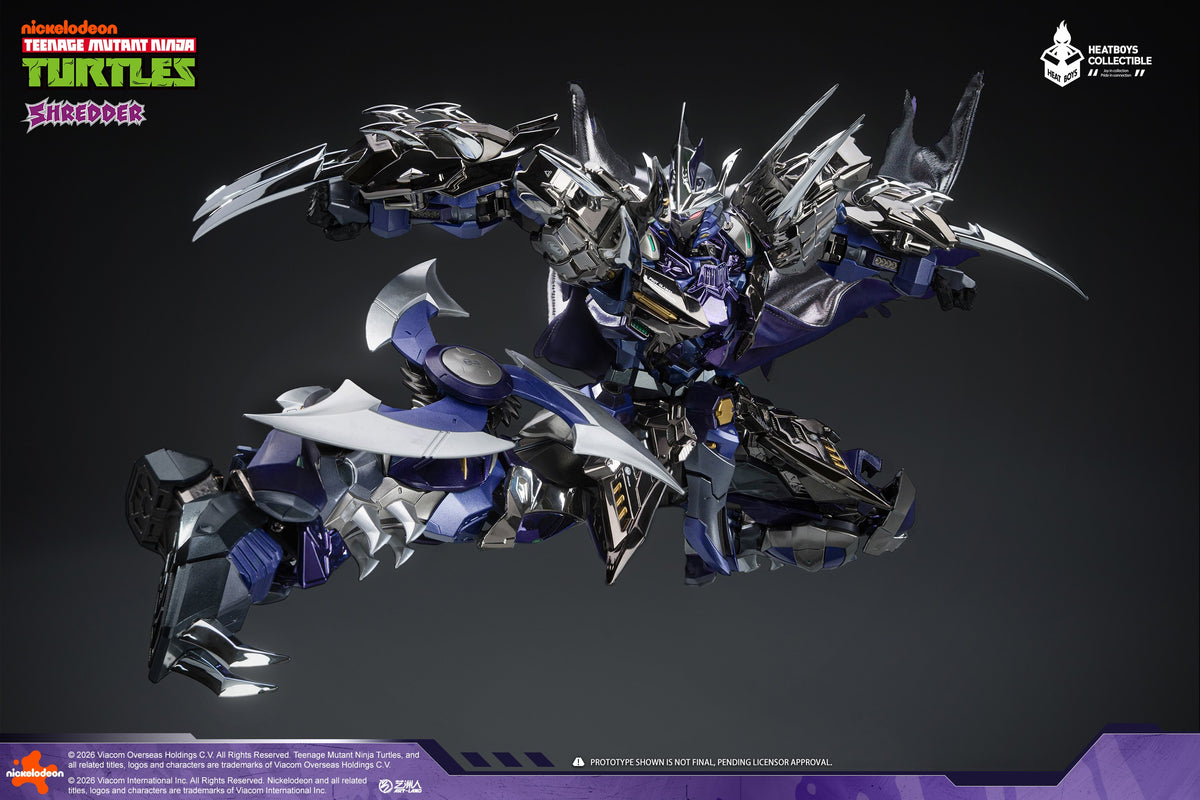 HEATBOYS HB0119 ティーンエイジ・ミュータント・ニンジャ・タートルズ SHREDDER(シュレッダー) メッキ版 合金可動フィギュア【予約商品】