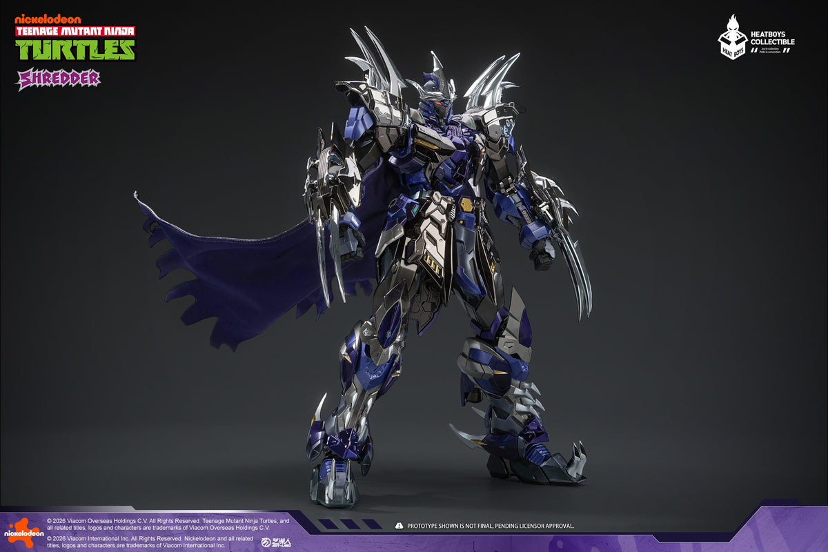 HEATBOYS HB0119 ティーンエイジ・ミュータント・ニンジャ・タートルズ SHREDDER(シュレッダー) メッキ版 合金可動フィギュア【予約商品】