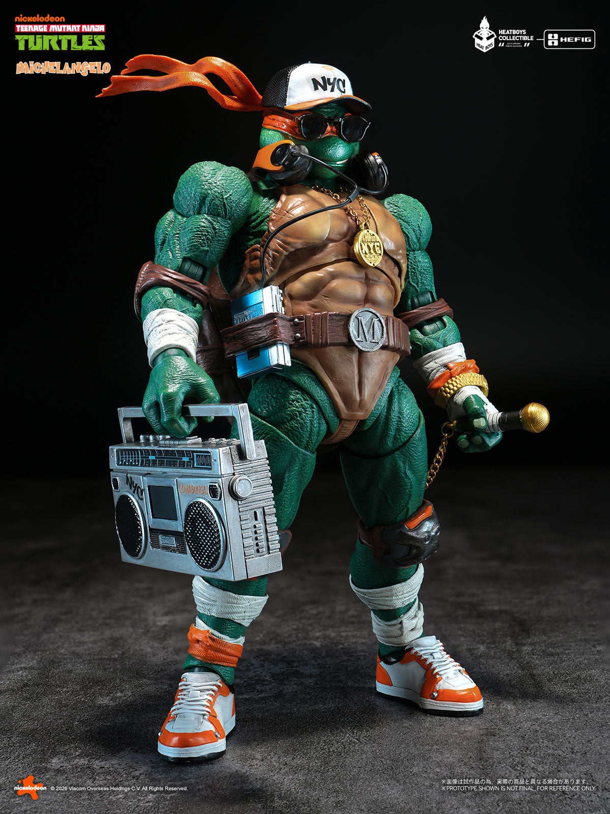 HEATBOYS HB0105 ティーンエイジ・ミュータント・ニンジャ・タートルズ ミケランジェロ 合金可動フィギュア 豪華版【予約商品】