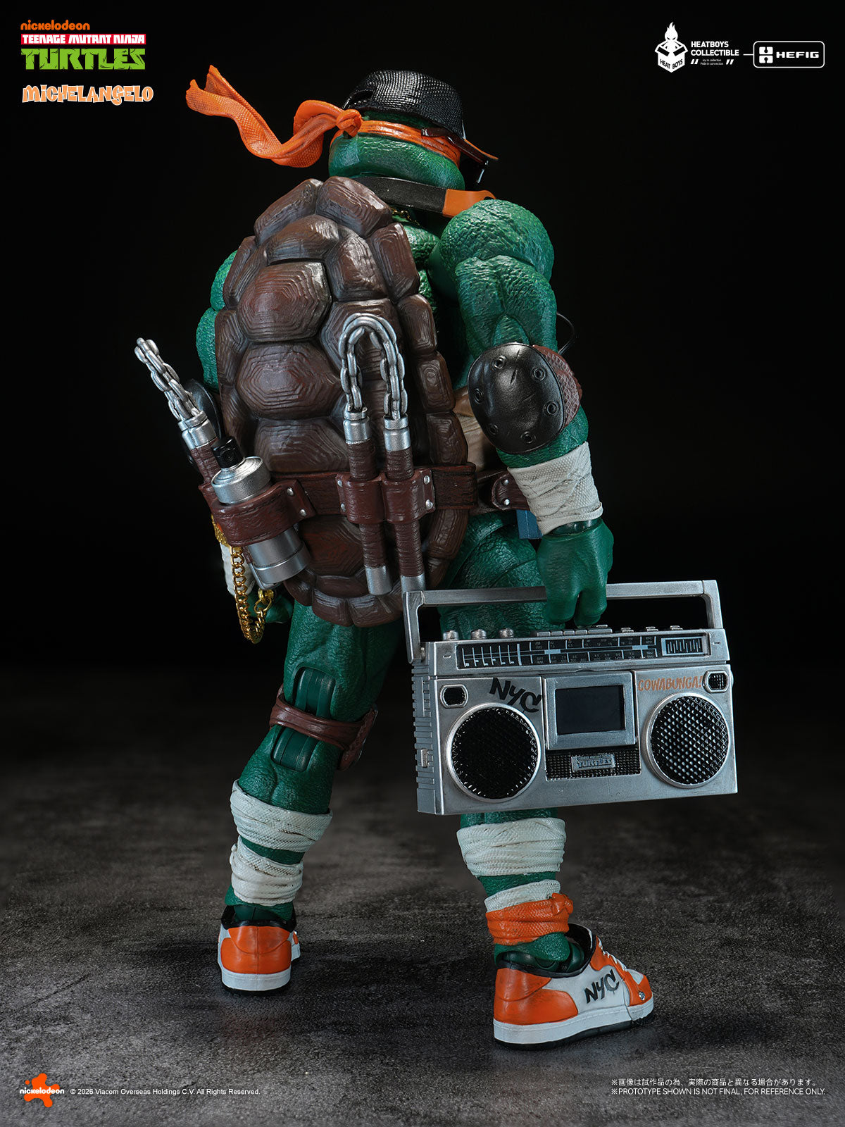 HEATBOYS HB0105 ティーンエイジ・ミュータント・ニンジャ・タートルズ ミケランジェロ 合金可動フィギュア 豪華版【予約商品】