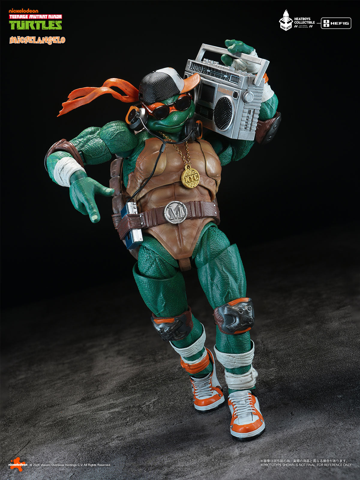 HEATBOYS HB0105 ティーンエイジ・ミュータント・ニンジャ・タートルズ ミケランジェロ 合金可動フィギュア 豪華版【予約商品】