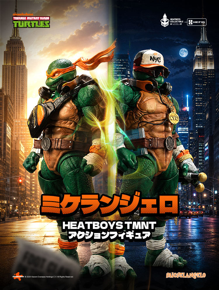 HEATBOYS HB0105 ティーンエイジ・ミュータント・ニンジャ・タートルズ ミケランジェロ 合金可動フィギュア 豪華版【予約商品】