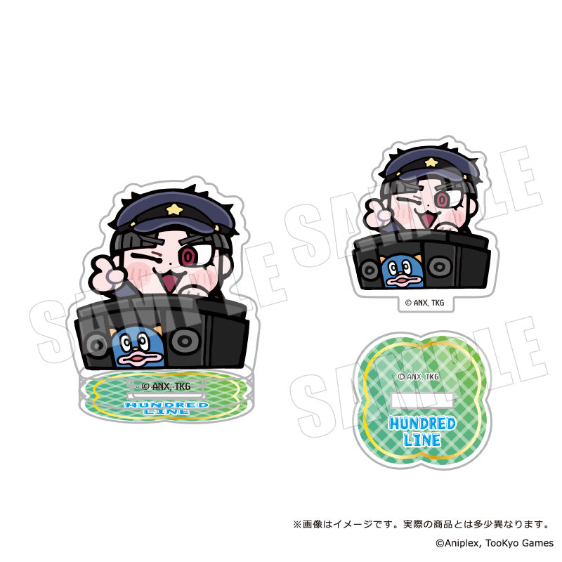 【Box/8】HUNDRED LINE -最終防衛学園-×ぶくぶ アクリルスタンド【予約商品】