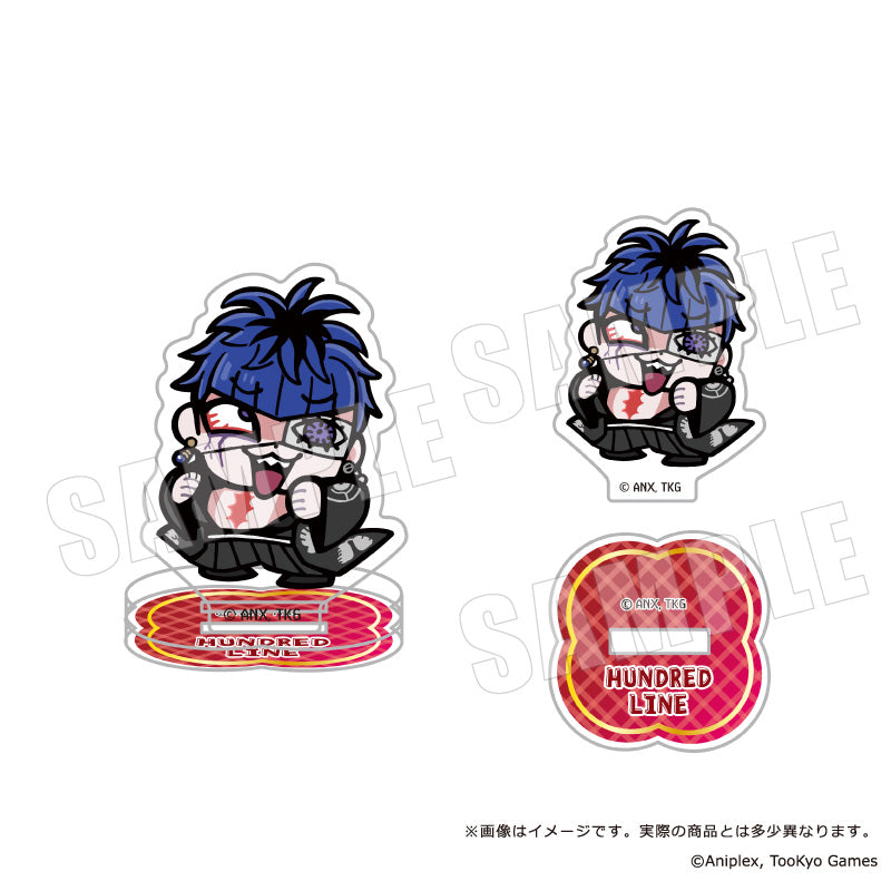 【Box/8】HUNDRED LINE -最終防衛学園-×ぶくぶ アクリルスタンド【予約商品】