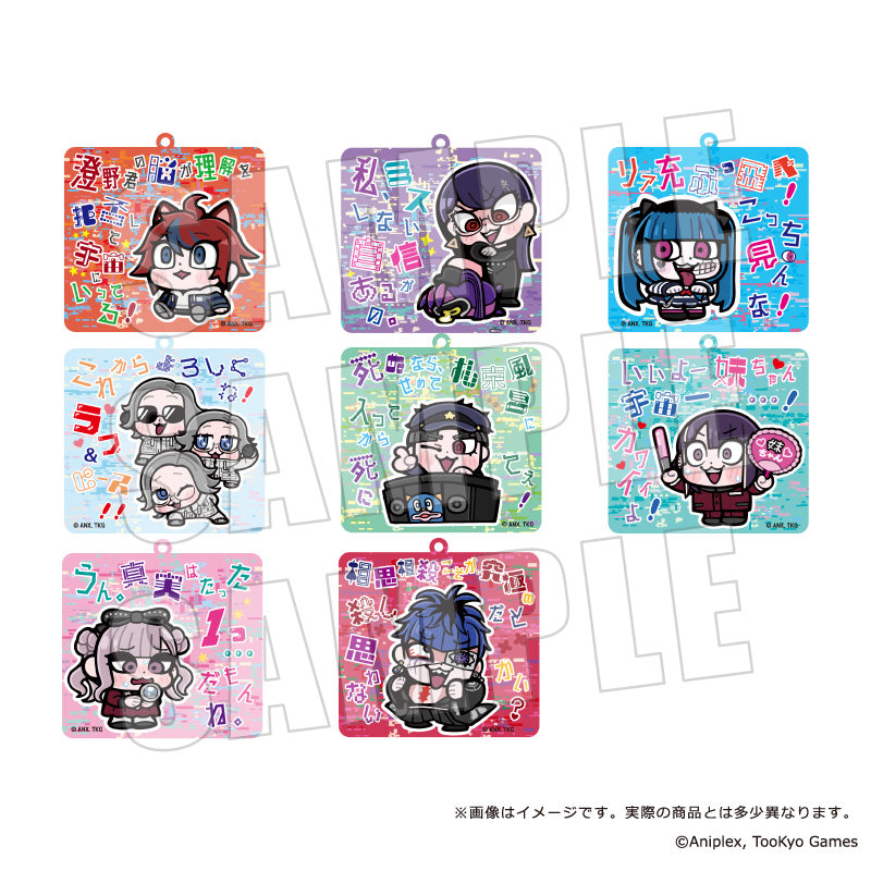 【Box/8】HUNDRED LINE -最終防衛学園-×ぶくぶ セリフアクリルキーホルダー【予約商品】