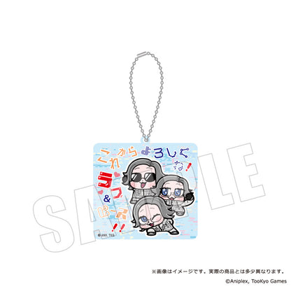【Box/8】HUNDRED LINE -最終防衛学園-×ぶくぶ セリフアクリルキーホルダー【予約商品】
