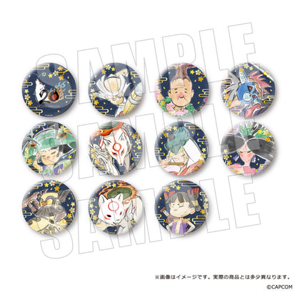 【Box/11】大神20周年 和紙風金箔カンバッジ【予約商品】