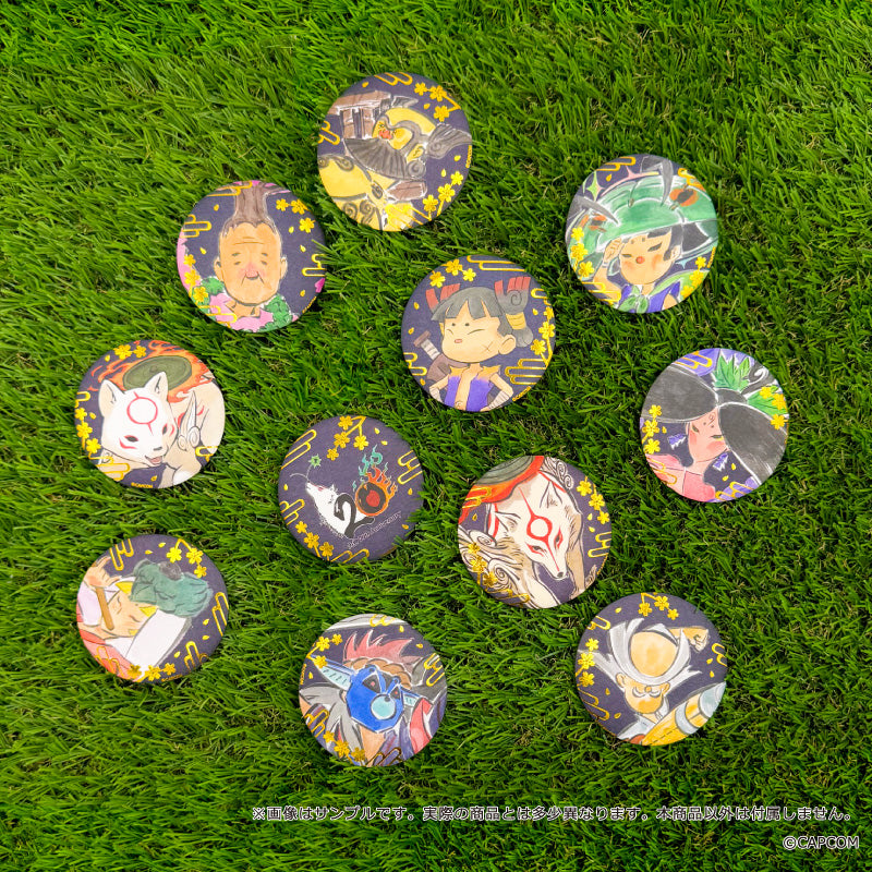 【Box/11】大神20周年 和紙風金箔カンバッジ【予約商品】