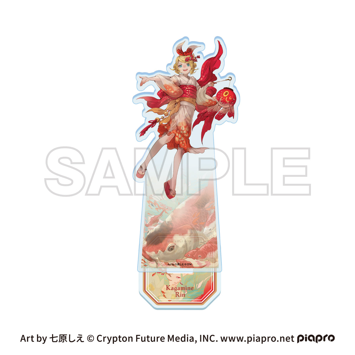 ピアプロキャラクターズ cosmetics 音彩ノ粧 アクリルスタンド 鏡音リン【予約商品】