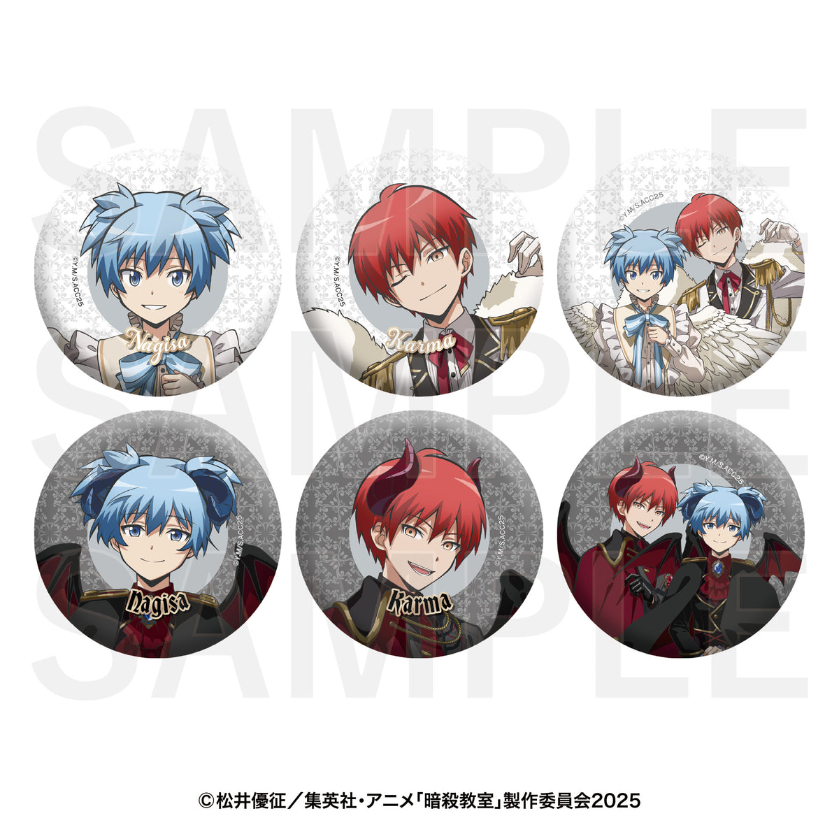 BOX/6】暗殺教室 Angel and Devil トレーディング缶バッジ【予約商品 