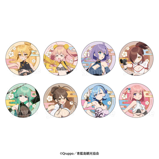 【Box/8】ぬきたし THE ANIMATION トレーディングメタリック缶バッジ 描き下ろし セクシーチャイナバトル!【予約商品】