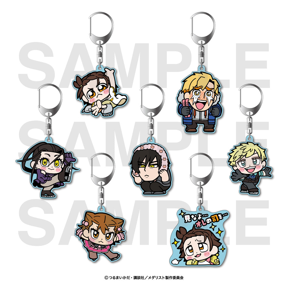 【Box/7】メダリスト×大川ぶくぶ トレーディングラバーキーホルダー【予約商品】