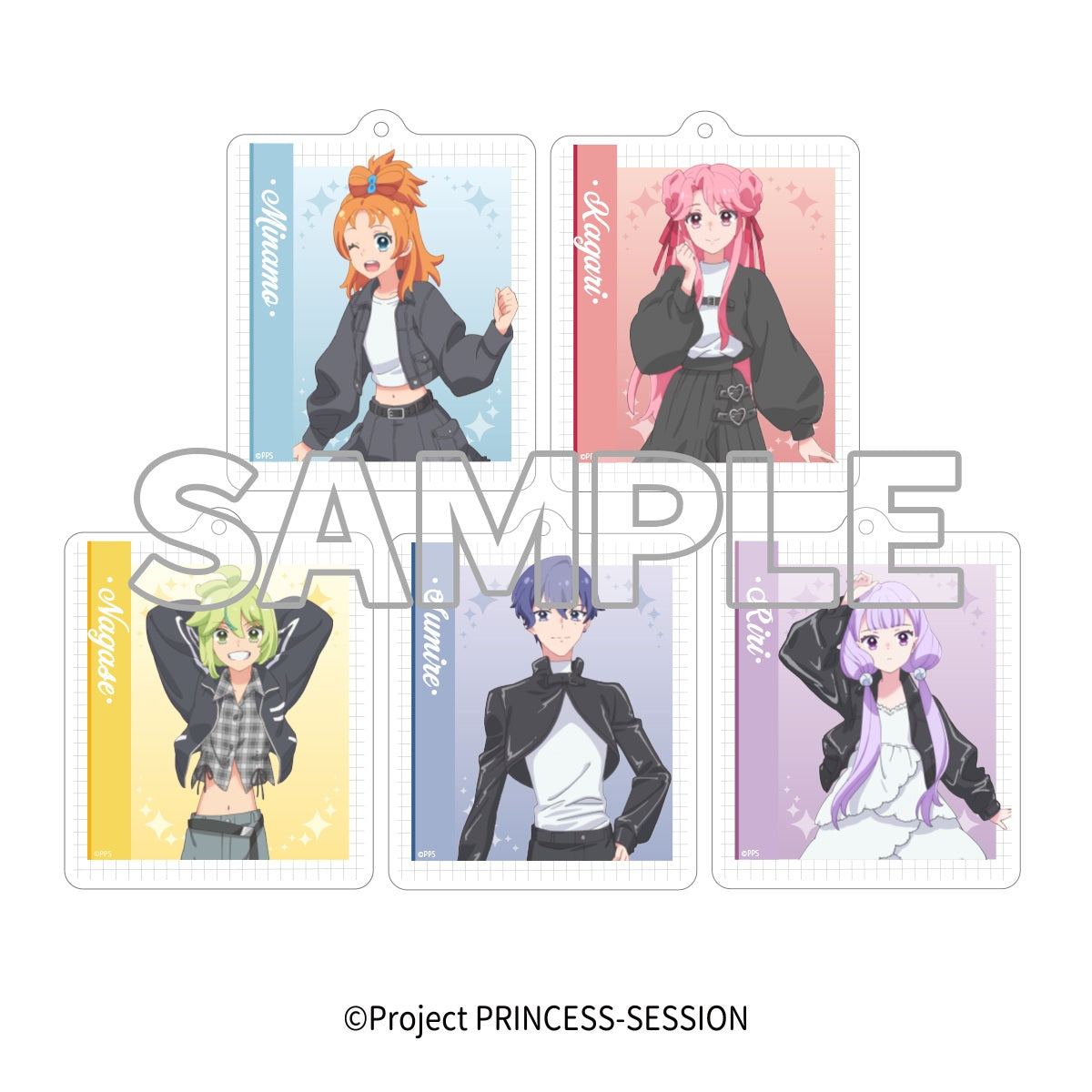 【Box/5】プリンセッション・オーケストラ トレーディングアクリルキーホルダー【予約商品】