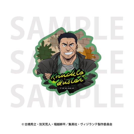 ヴィジランテ -僕のヒーローアカデミア ILLEGALS- ストリートファッションスタイル ダイカットステッカー ナックルダスター【予約商品】