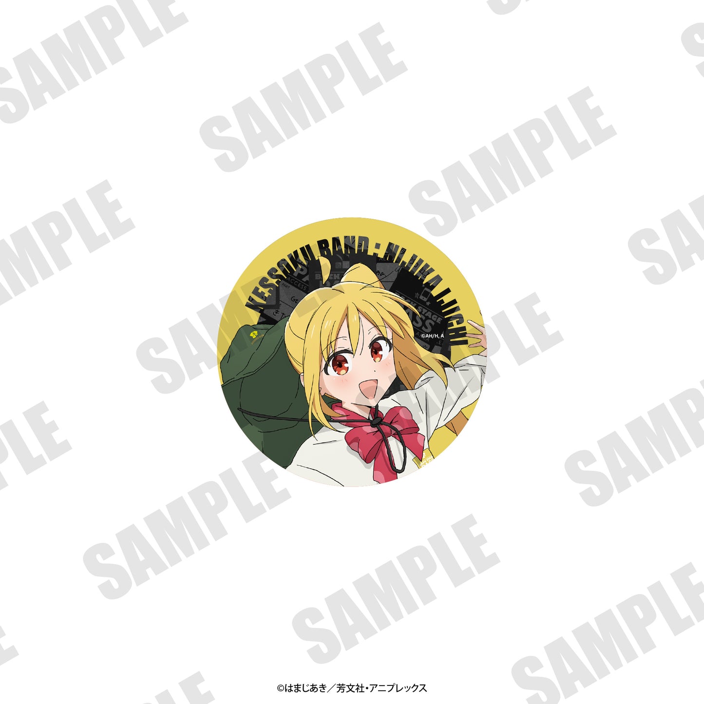 ぼっち・ざ・ろっく! メタリック缶バッジ 結束バンド Waterproof Jacket 伊地知虹夏【予約商品】