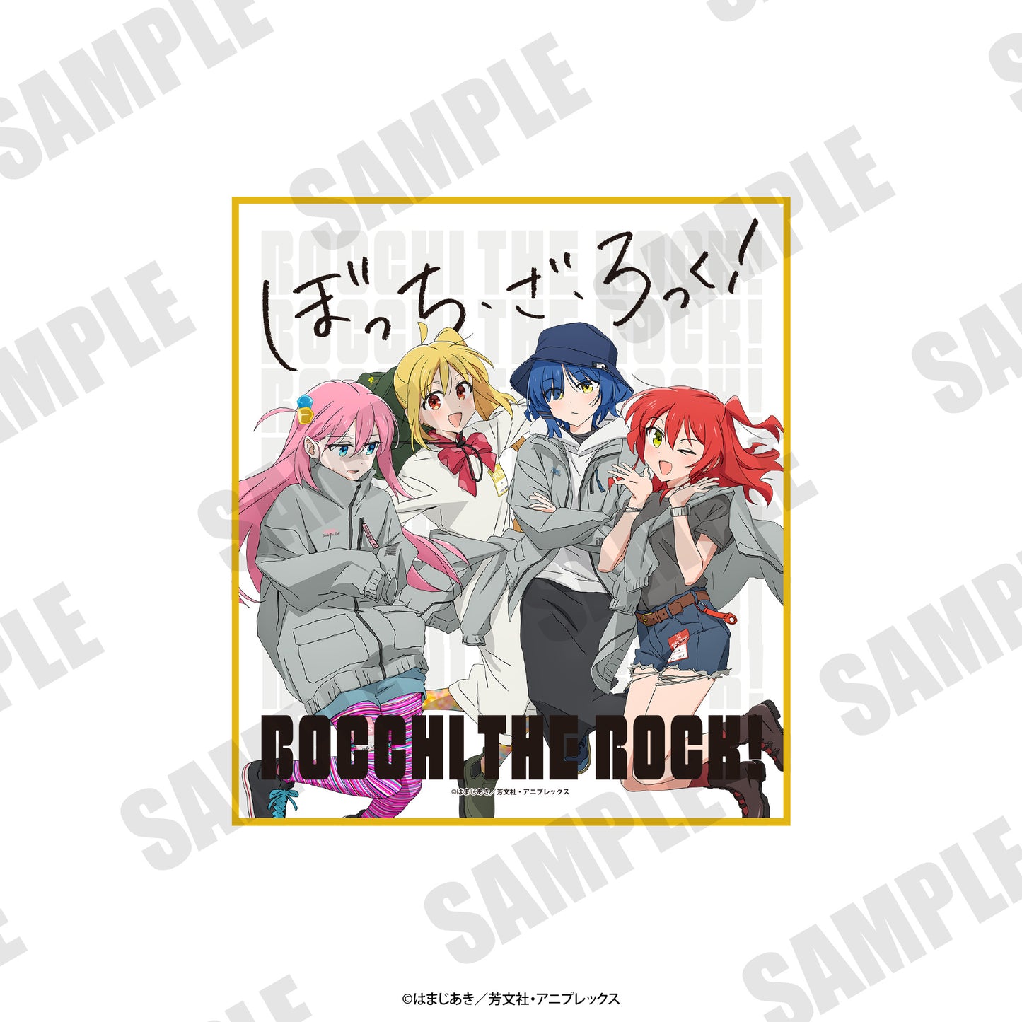 ぼっち・ざ・ろっく! アクリル色紙 結束バンド Waterproof Jacket【予約商品】