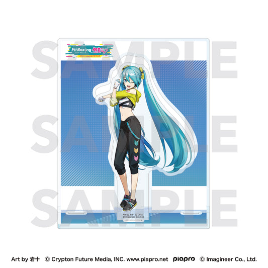 ピアプロキャラクターズ Fit Boxing feat. 初音ミク Art by 岩十 アクリルスタンド 初音ミク【予約商品】