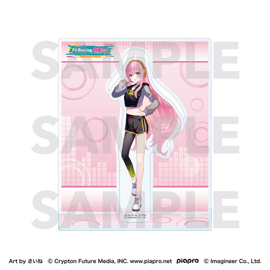 ピアプロキャラクターズ Fit Boxing feat. 初音ミク Art by さいね アクリルスタンド 巡音ルカ【予約商品】