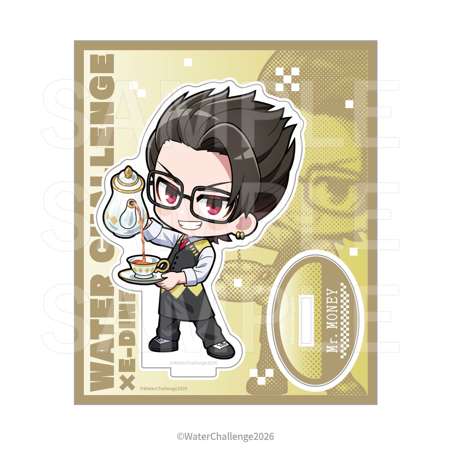 ウォーターチャレンジ×E-DINER アクリルスタンド ミスターマネー【予約商品】