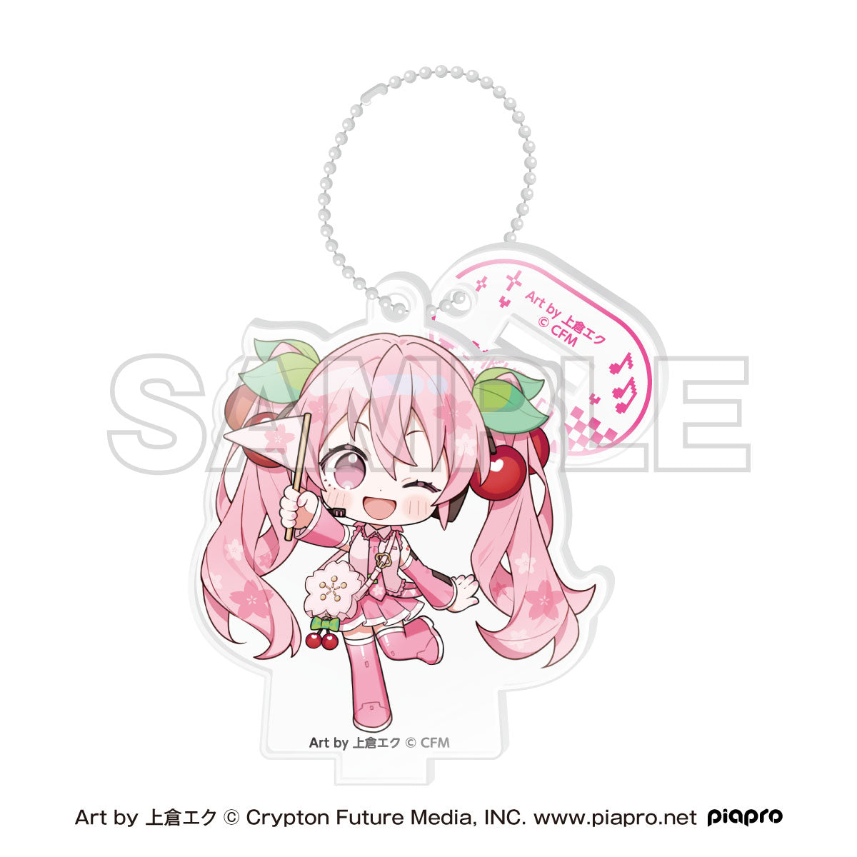 桜ミク×Shibuya Sakura Stage ミニキャラスタンドキーホルダー C【予約商品】
