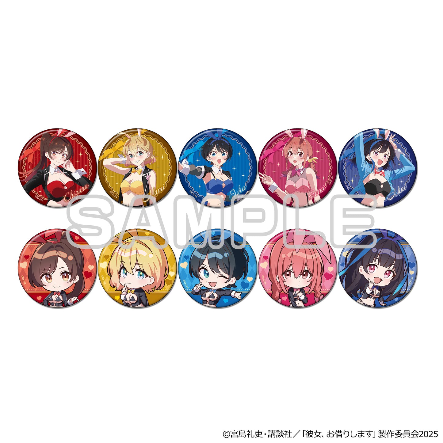 【Box/10】彼女、お借りします トレーディング缶バッジ 逆バニー【予約商品】